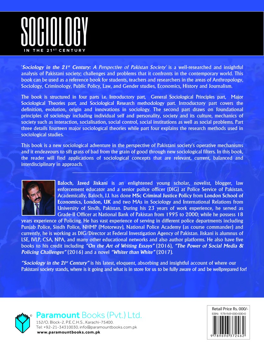 Sociology Back Cover